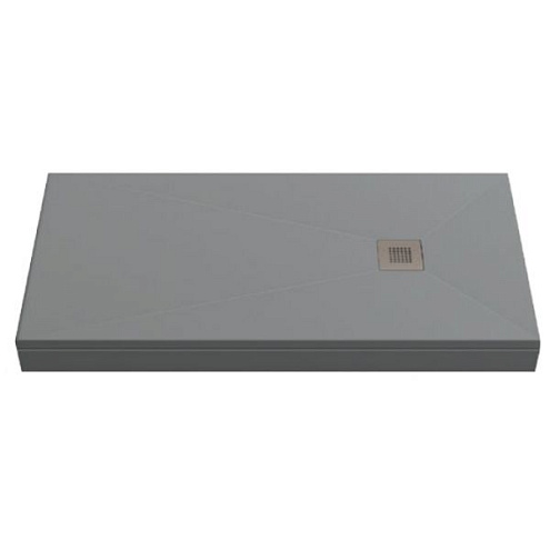 Поддон литьевой Essentia Графит 1000х700: фотография 1