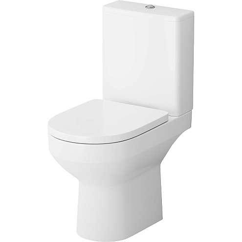 Унитаз напольный AM.PM Spirit 2.0 C708600WH безободковый: фотография 1