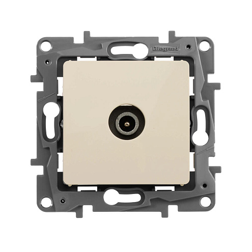 Механизм розетки TV СП Etika проходная 15дБ сл. кость Leg 672363: фотография 1