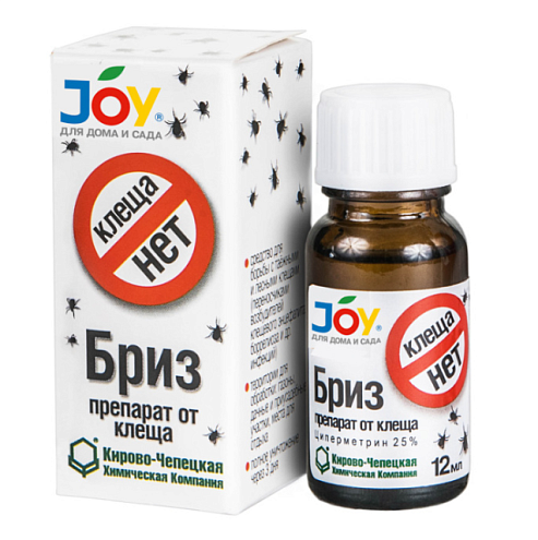 Средство от клещей JOY Бриз &quot;Клеща нет&quot; 12мл: фотография 1