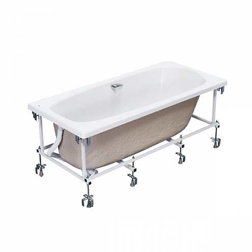 ZRU9302779 Монтажный комплект для ванны Sureste каркас 150х70, ручки, слив-перелив, комплект креплений к стене, фронтальной панели: фотография 1