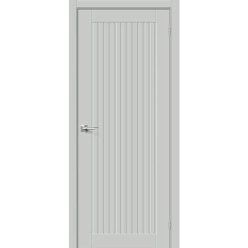 Дверь ПЭТ Браво-40 Grey Silk 2000х800: фотография 1