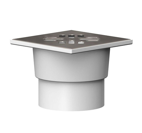 Трап вертикальный D110 150х150 с гидрозатвором Татполимер ТП-104.110-150VSHs : фотография 1