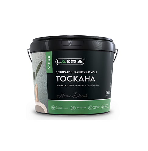 Декоративное покрытие эффектом прованс LACRA DECOR Тоскана 15кг: фотография 1