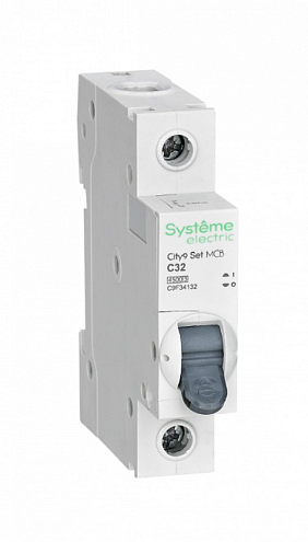 Выключатель автоматический модульный 1п C 32А 4.5кА City9 Set 230В SE C9F34132: фотография 1