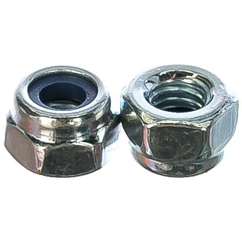 Гайка оцинкованная самоконтрящаяся DIN 985 М 4, 18шт: фотография 1