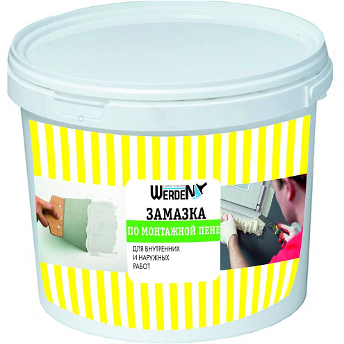Замазка Верден по монтажной пене 1,4кг: фотография 1