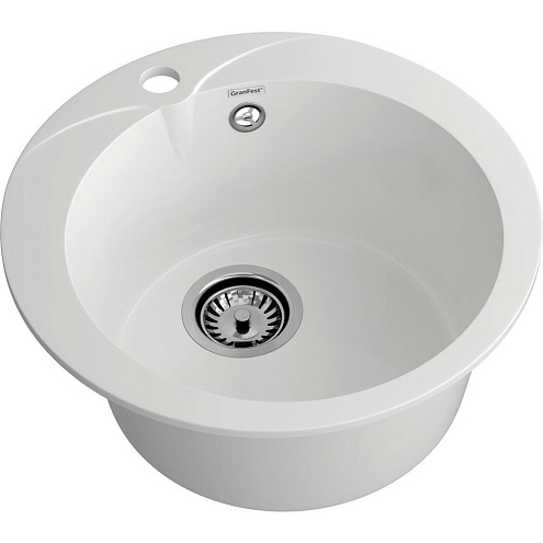Мойка GRANFEST GF-R480  D475 мм, круглая иней: фотография 1