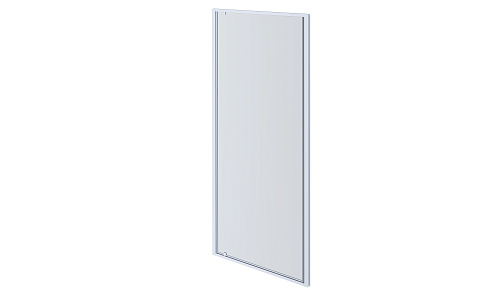 AQ ARI PI 08020CH Душевая дверь, распашная 80x200 профиль хром, стекло прозрачное: фотография 1
