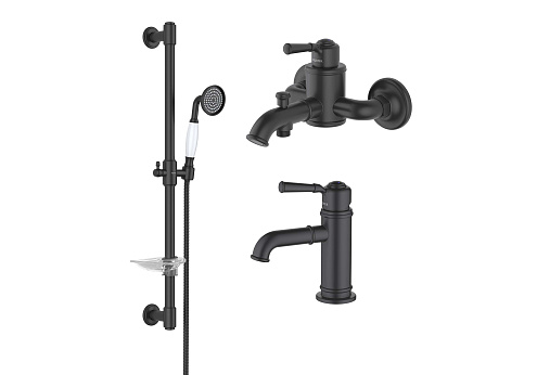 Комплект для ванны 3в1 Aquatek AQ1530MB Классик AQ1510MB+AQ1540MB+AQ2020MB: фотография 1