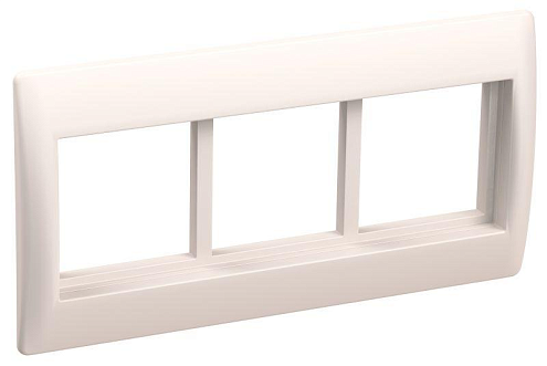 Рамка 6мод. Праймер с суппортом 75мм бел. IEK CKK-40D-RSU6-075-K01: фотография 1