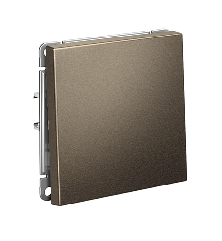 Выключатель 1-клавишный ArtGallery (сх.1) 10AX мокко Systeme Electric  GAL000611: фотография 1