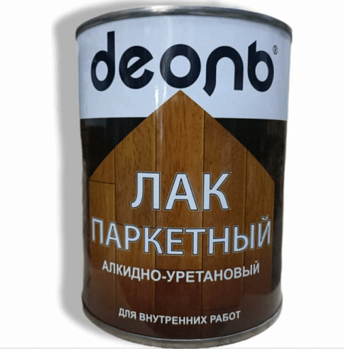 Лак алкидно-уретановый &quot;ДЕОЛЬ&quot; паркетный для внутренних работ, глянцевый, 0,75л : фотография 1