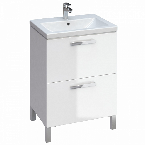 Тумба под раковину напольная MELAR 60 для COMO 60 белый: фотография 1