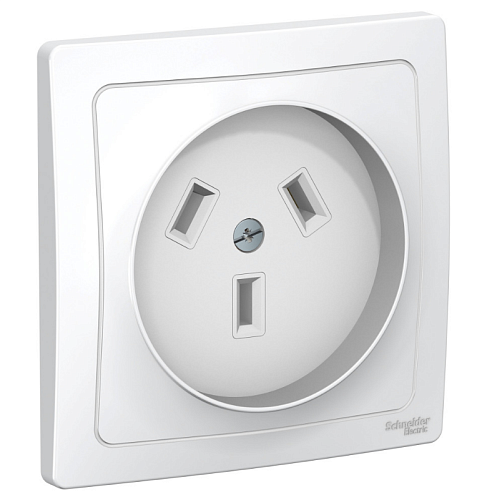 Розетка Blanca 32А IP20 250В 2п+N белый Systeme Electric BLNSR003231: фотография 1