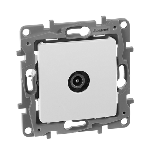 Механизм розетки TV Etika проходная белый Legrand 672263: фотография 1