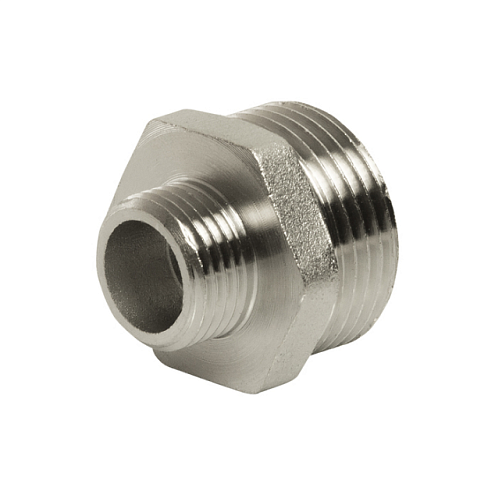 Ниппель переходной 1&quot;х1/2&quot; никель VRT: фотография 1