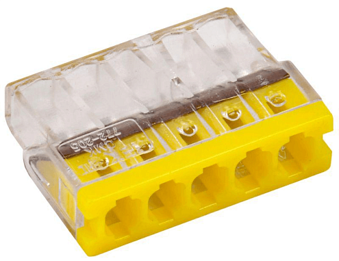 Клемма строительно-монтажная СМК 772-205 IEK UKZ30-205-001: фотография 1