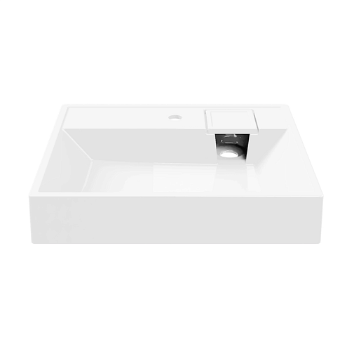 Раковина над стиральной машиной MIXLINE "Лерон" 60х50 с кронштейнами: фотография 1