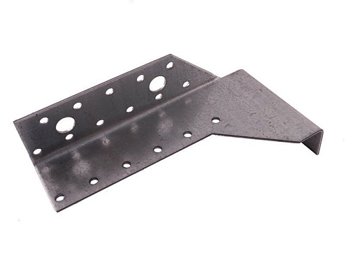 Опора балки правая оцинкованная 140х76х25х2мм: фотография 1