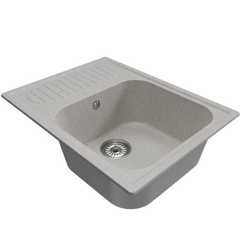 Мойка ML-GM18 с крылом, серая (310), 490х640х190 мм: фотография 1