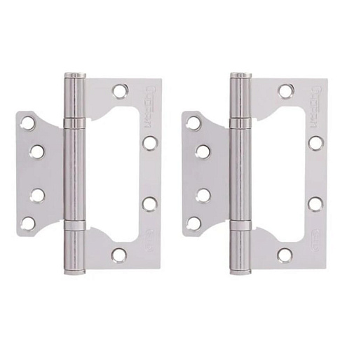 Петля накладная универс. &quot;бабочка&quot;  800-4&quot; FHP CP хром без колп.100х75х2,5: фотография 1