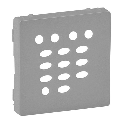 Панель лицевая Valena Life для модуля расширения тюнера FM алюминий Leg 755462: фотография 1