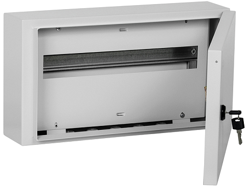 Корпус металлический ЩРн-18 (240х440х120мм) IP54 TITAN 3 IEK MKM11-N-18-54-Z: фотография 1