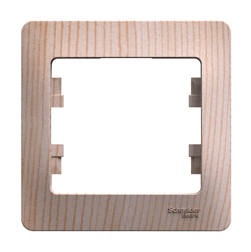 Рамка 1-местная Glossa сосна Systeme Electric GSL001501: фотография 1