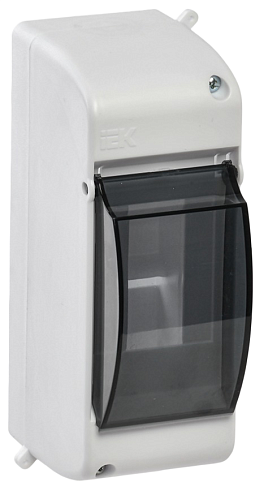 Корпус пластиковый KREPTA 3 КМПн 2/2 IP30 белый IEK MKR42-N-02-30-20: фотография 1