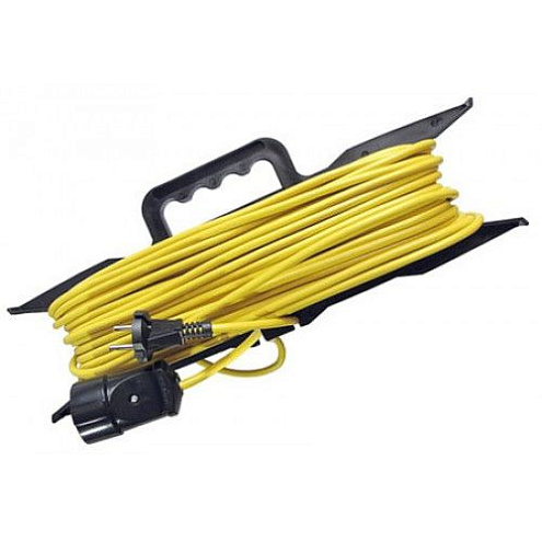 Удлинитель-шнур на рамке 1х20м с заземлением 10А IP20 2.2кВт Союз 481S-5302: фотография 1