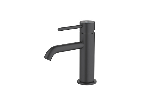 Смеситель для раковины 89 без донного клапана Aquatek матовый черный AQ1310MB Европа: фотография 1