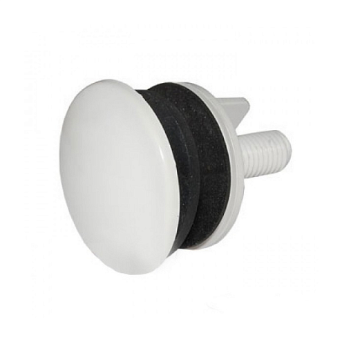 Пробка для раковины белая: фотография 1