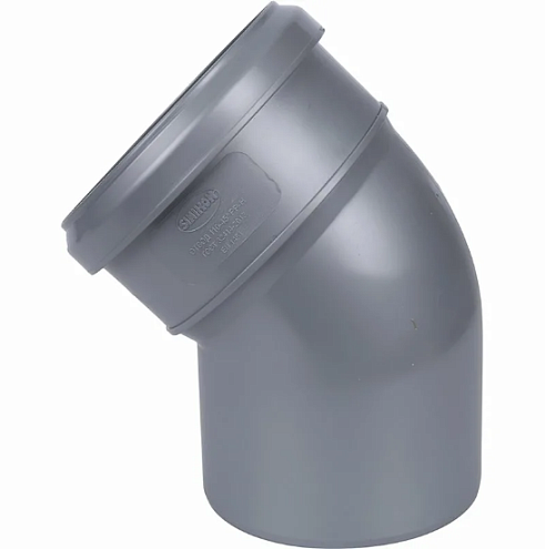 Отвод 110х45°  Синикон Стандарт: фотография 1