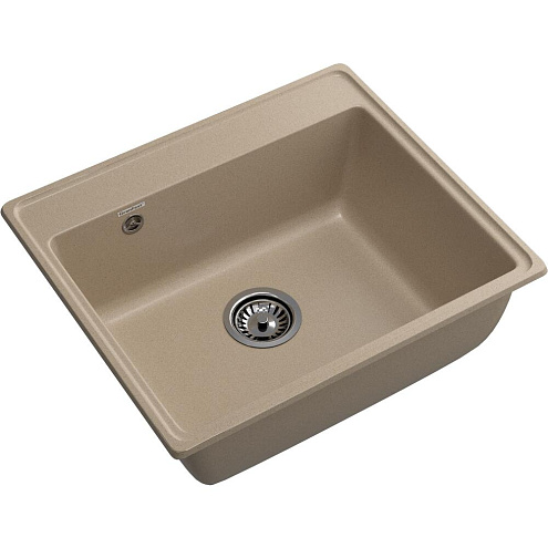 Мойка GRANFEST GF-V--580 1 чаша  580х500мм песочный: фотография 1