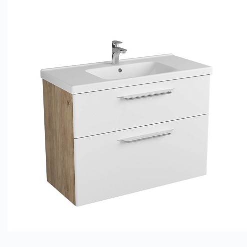 Тумба DIBORG Lande 100 2 ящика, Дуб 77.6227: фотография 1