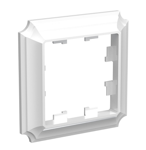 Рамка 1-местная AtlasDesign Antique белый Systeme Electric ATN100101: фотография 1