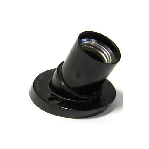 Патрон электрич. E27 настен. карб. ГОСТ: фотография 1