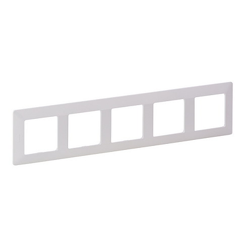 Рамка 5-мест Valena Life универсальная белый Leg 754005: фотография 1
