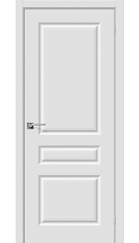 Дверь эмаль Скинни-14 Whitey  2000х800: фотография 1