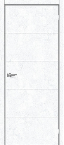 Дверь ЭКО Граффити-1 Д Snow Art 2000х900 : фотография 1