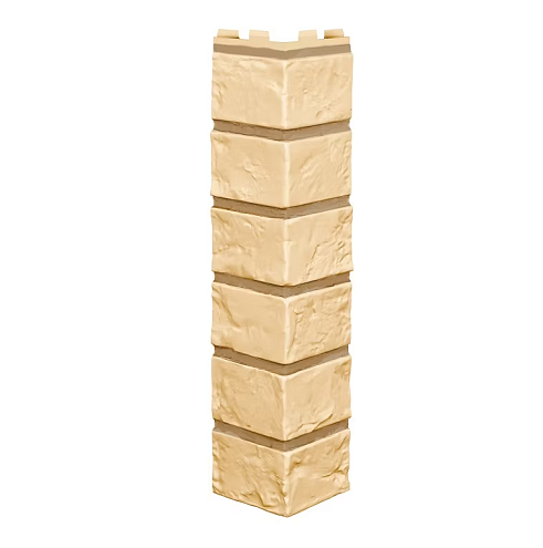 Угол наружный Технониколь Оптима, Кирпич, песочный: фотография 1