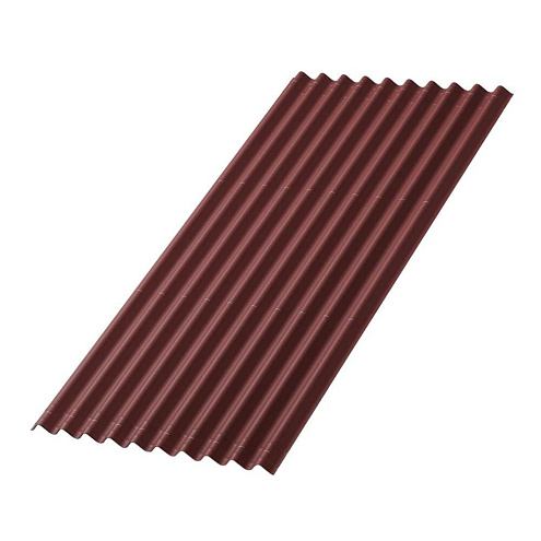 Ондулин СМАРТ красный 0,95х1,95м., S полезная=1,6м2 : фотография 1