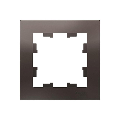 Рамка 1-м ATLAS DESIGN мокко SchE ATN000601: фотография 1