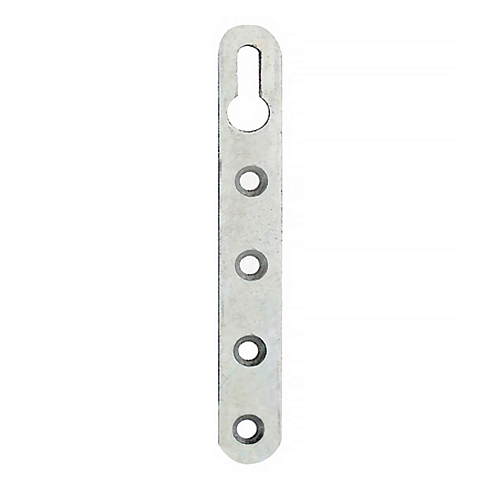 Подвес для полки 120мм с шурупом белый цинк, 2шт : фотография 1