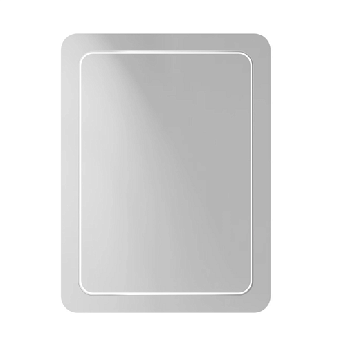 Зеркало MIXLINE &quot;Неро&quot; 450х750 гравировка: фотография 1