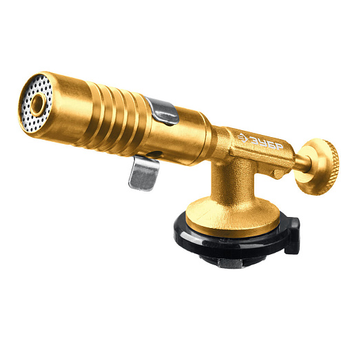 Газовая горелка Зубр &quot;ГРМ-200&quot; цельнометаллическая, регулировка пламени, 1300°C: фотография 1