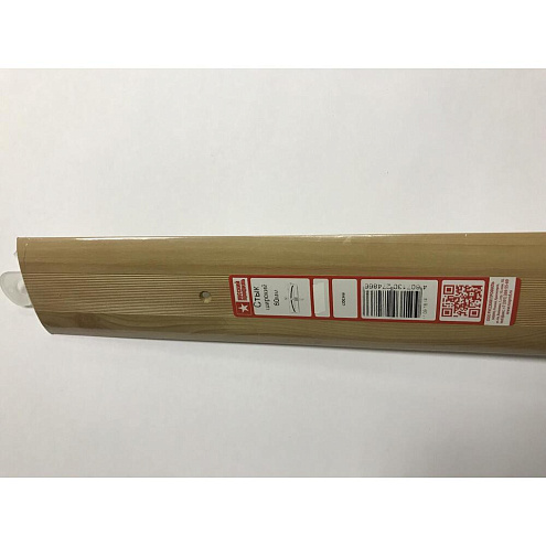 Порог широкий стык 60мм 0,9м сосна: фотография 1