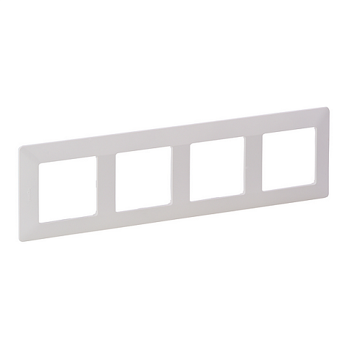 Рамка 4-места Valena Life универсальная белый Leg 754004: фотография 1