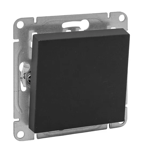 Выключатель 1-клавишный Эпика механизм черный EKF UP1-SWB-10: фотография 1